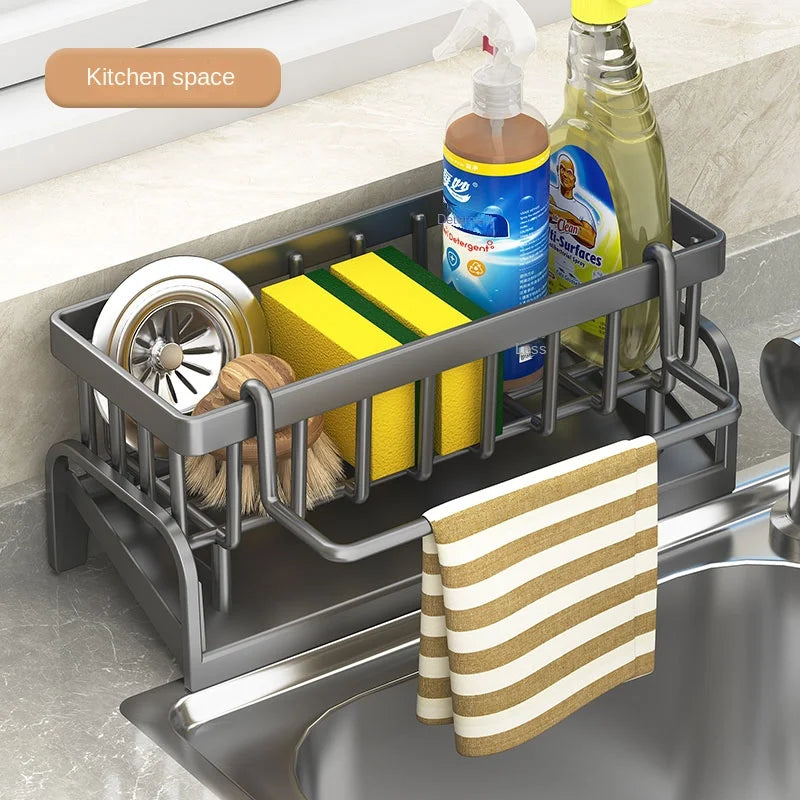 Kitchen Sink Sponge Storage Rack