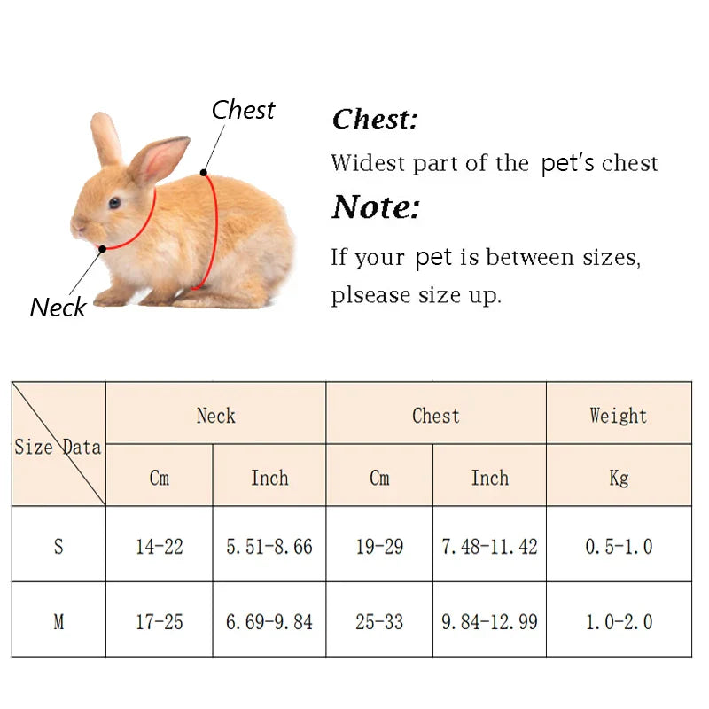 Cotton Rabbit Harness Dress Set