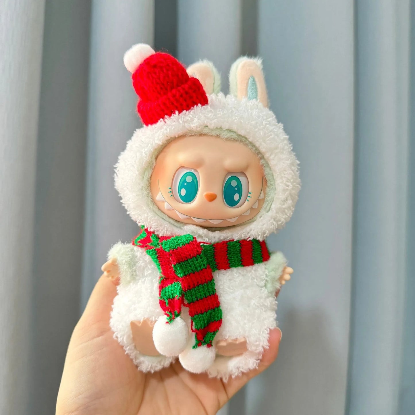 Labubu Winter Plush Outfit Set