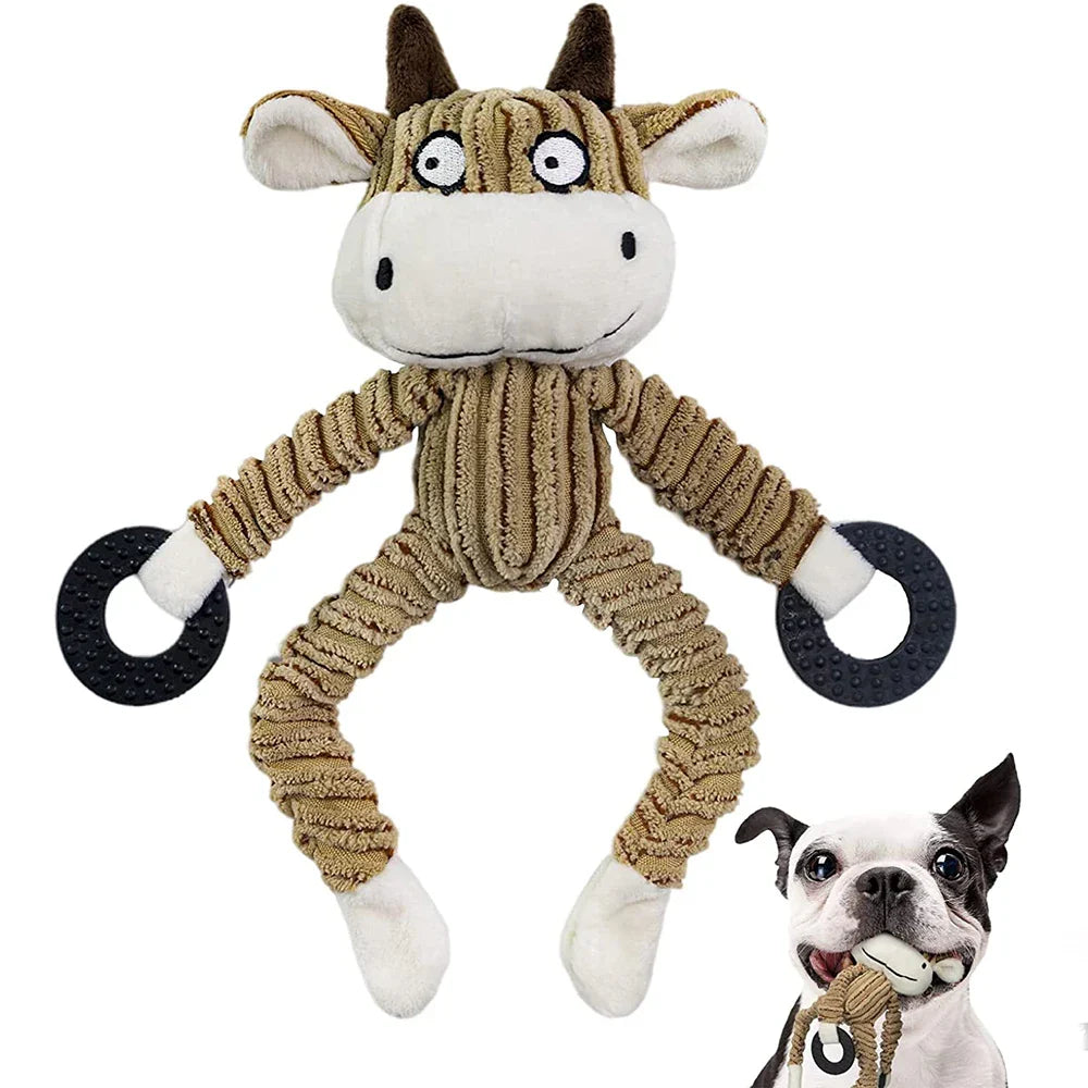 Plush Monkey Puppy Chew Toy