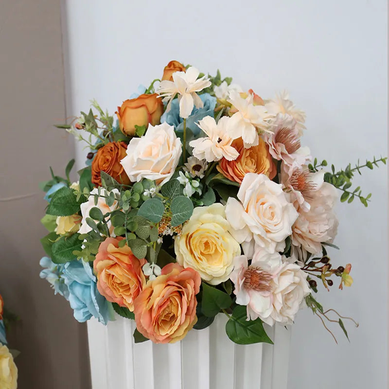 Silk Flower Ball Decoration