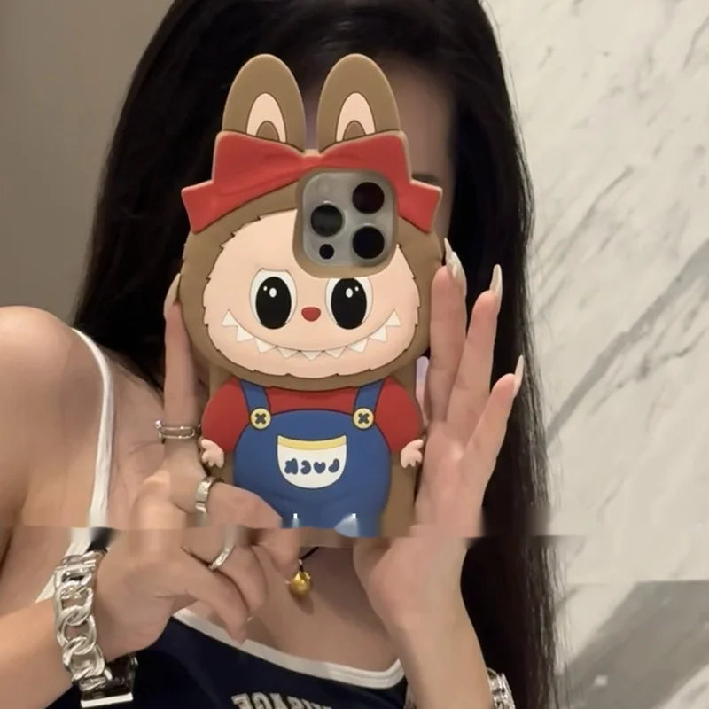 Cute Cartoon Silicone iPhone Toy Doll