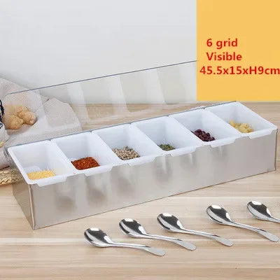 Stainless Steel Seasoning Box