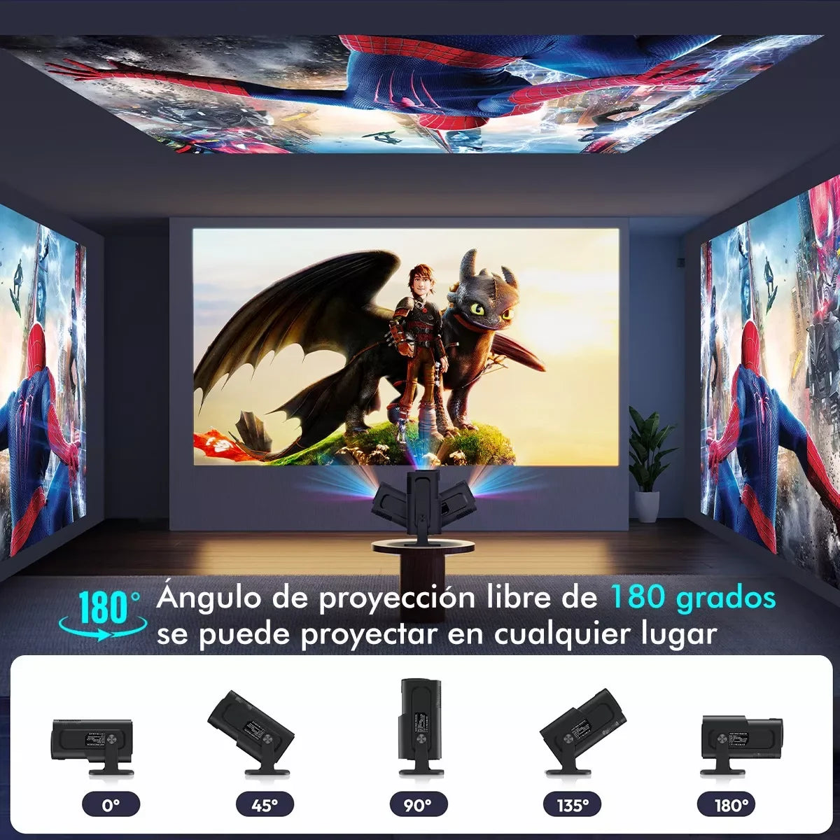KaiAqua HY320 Portable Projector