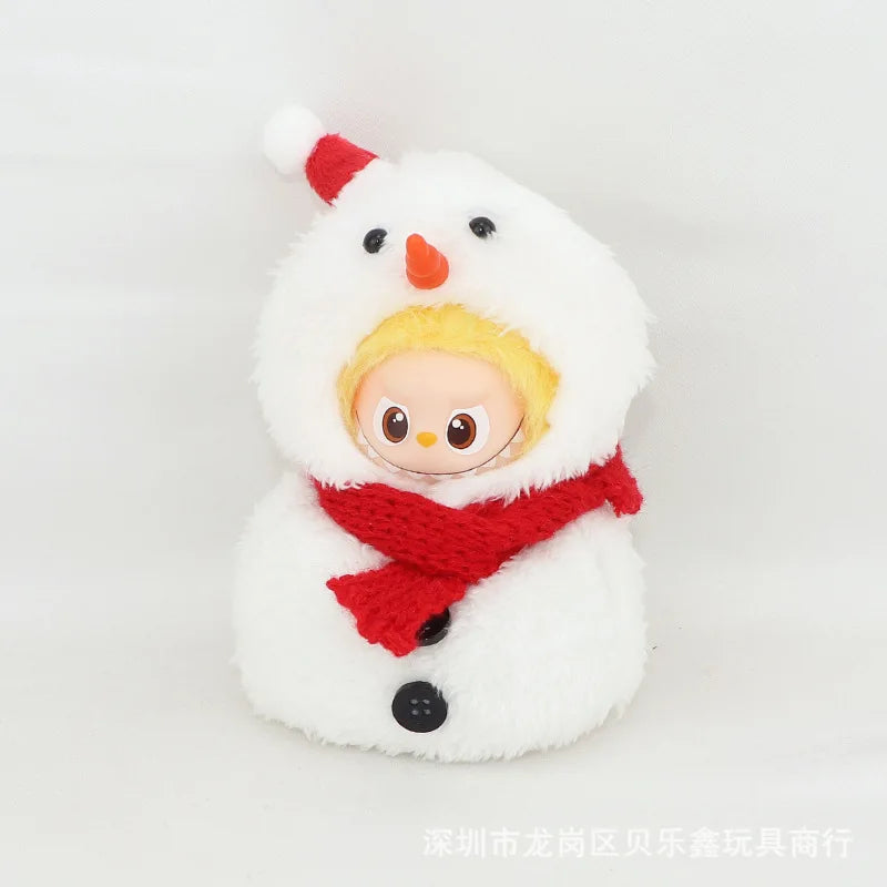 Labubu Christmas Snowman Outfit Set
