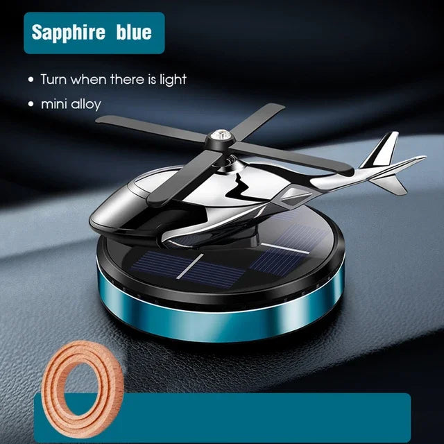 Helicopter Solar Car Air Freshener