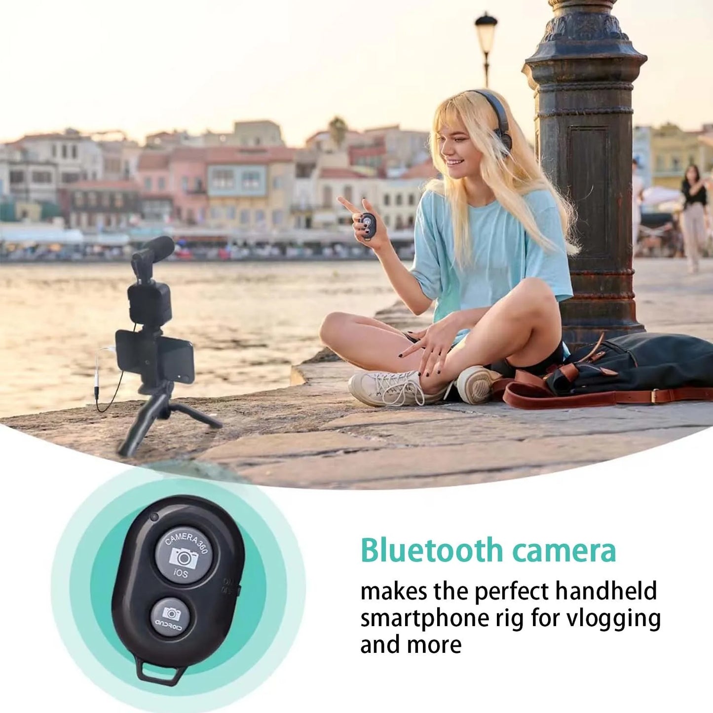 BTFOOR Smartphone Vlogging Kit with Tripod