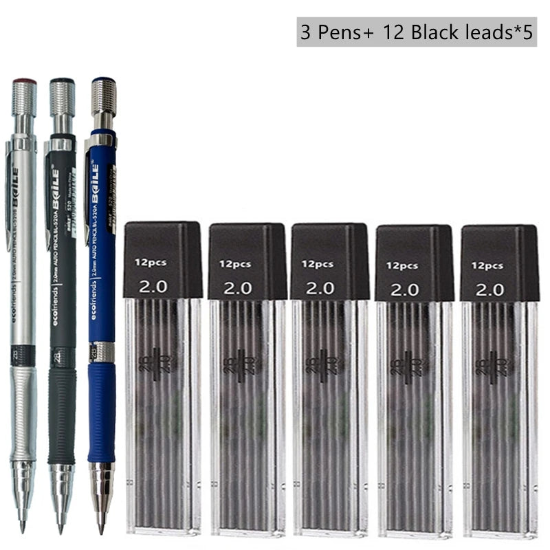 2.0mm Mechanical Pencil Set