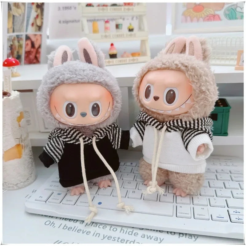 Labubu Denim Hoodie Outfit Set