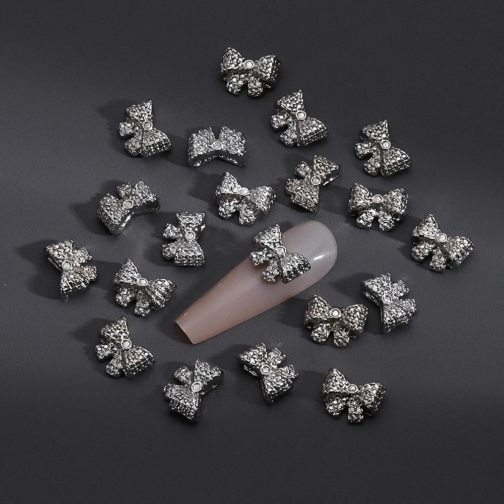 Gold/Silver Butterfly Nail Charms