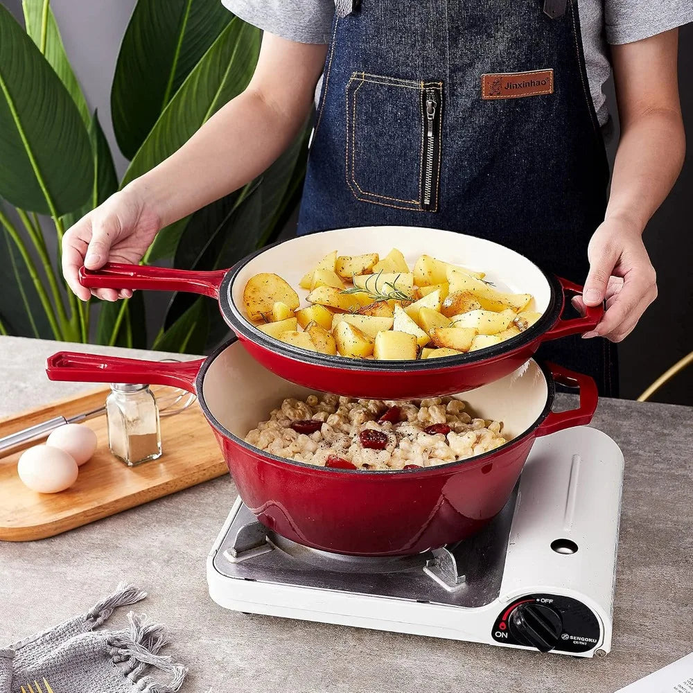 Cast Iron Skillet with Lid