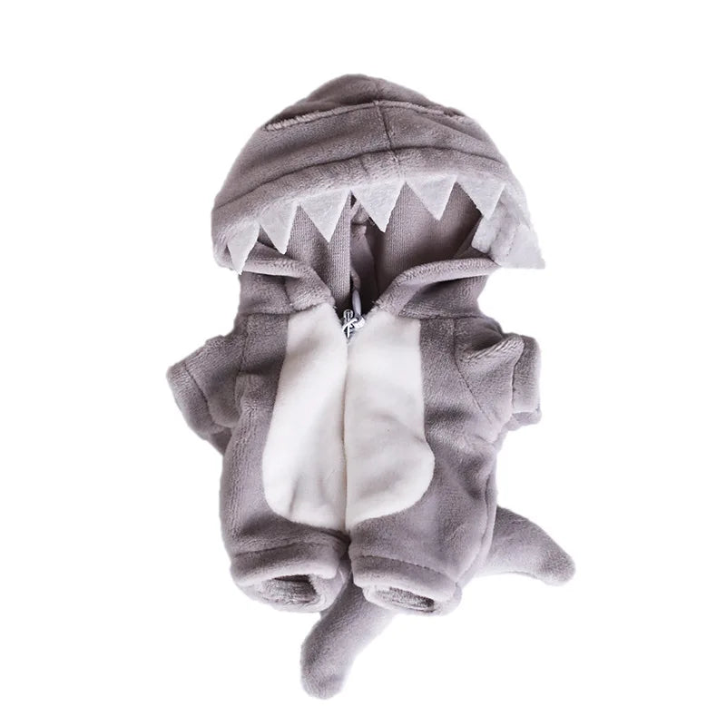 Labubu Plush Dinosaur Doll Clothes Set