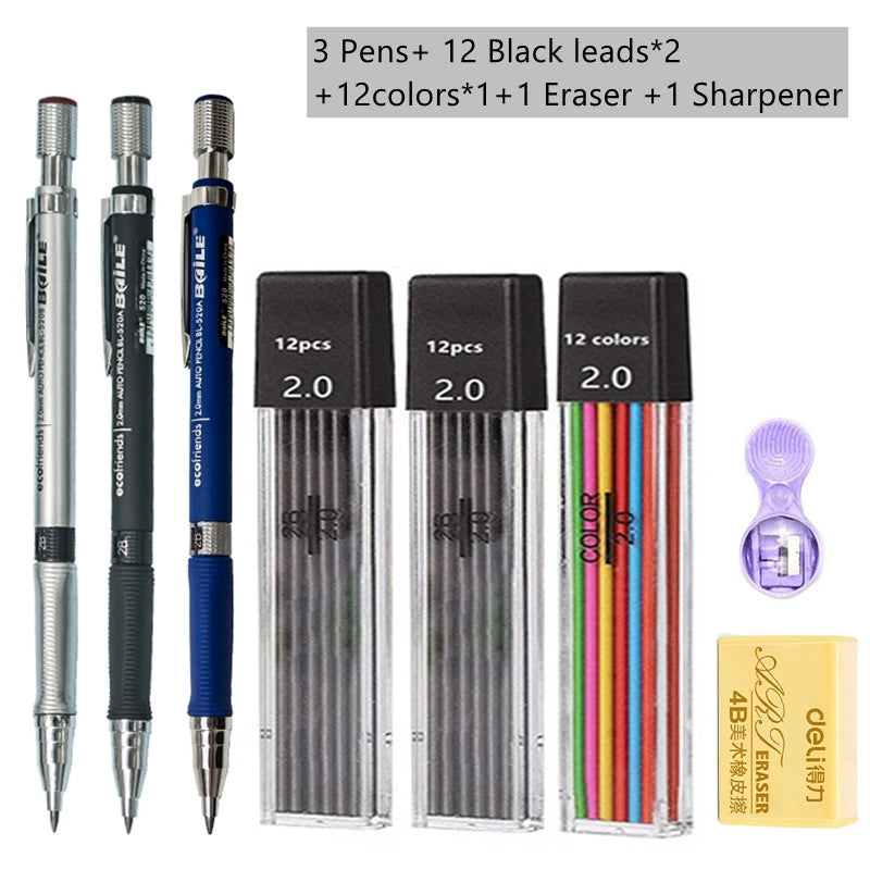 2.0mm Mechanical Pencil Set
