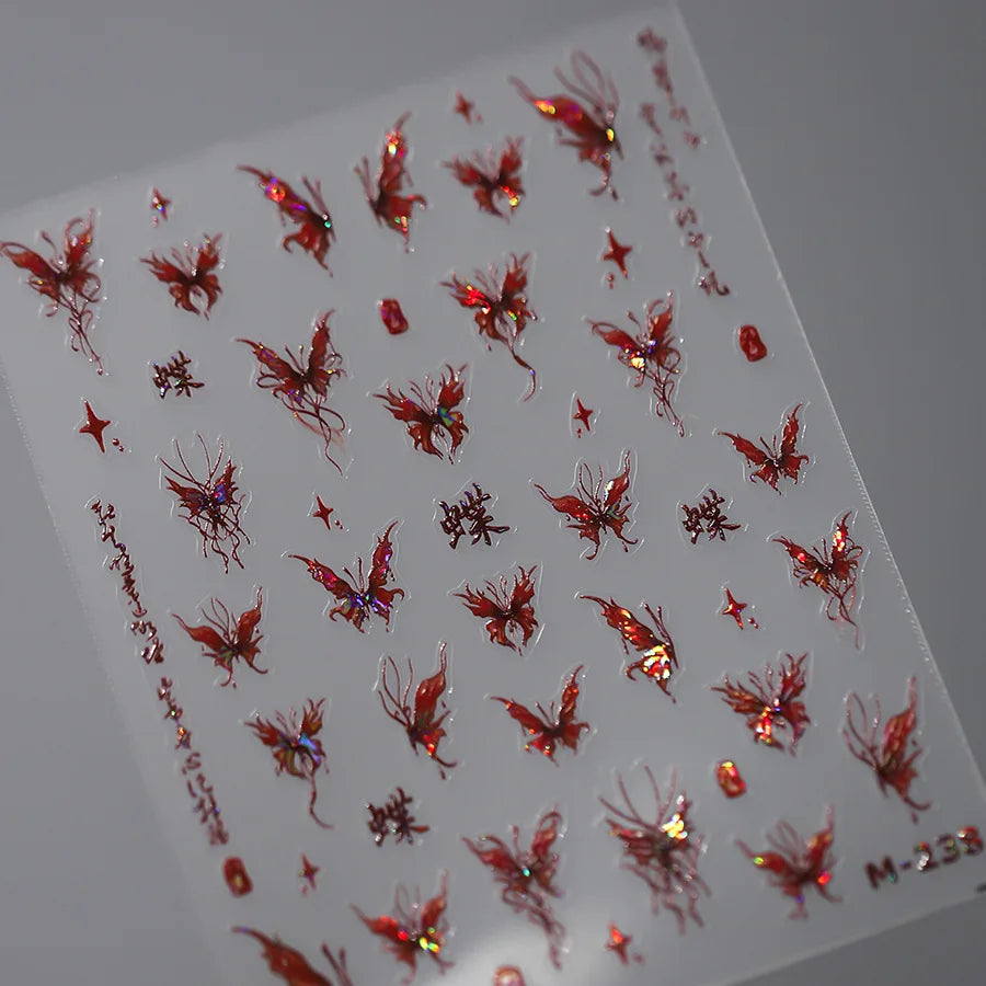 NAILFYOU Kawaii Butterfly Nail Stickers
