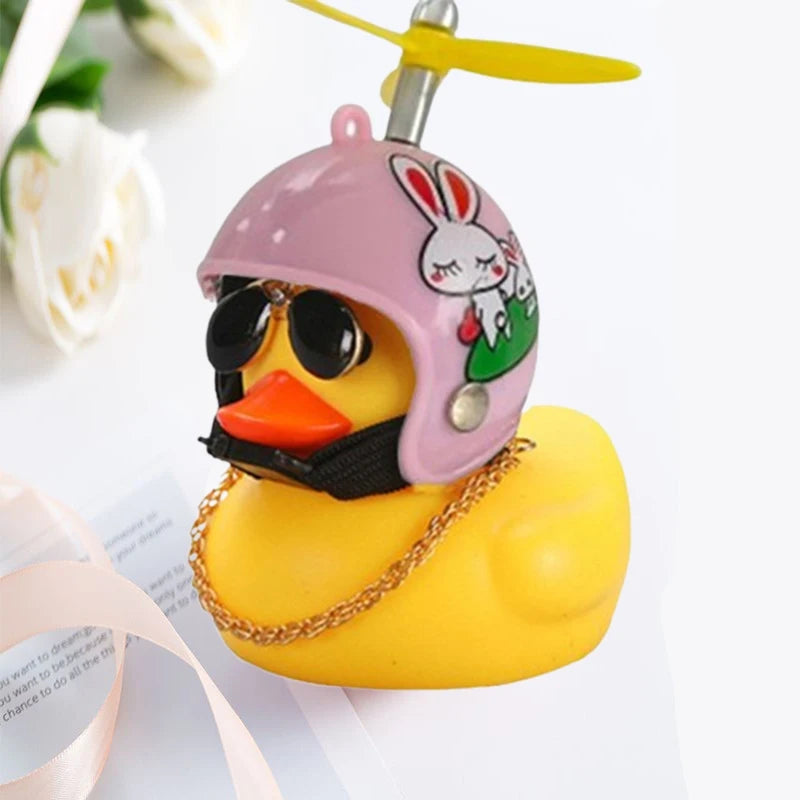 Car Duck Helmet Pendant