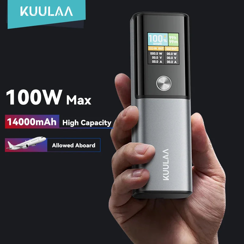KUULAA 14000mAh 100W Power Bank