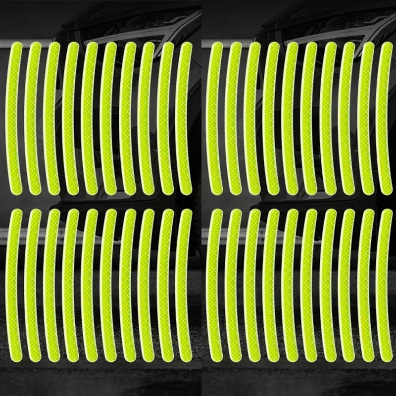 Car Wheel Hub Reflective Stickers