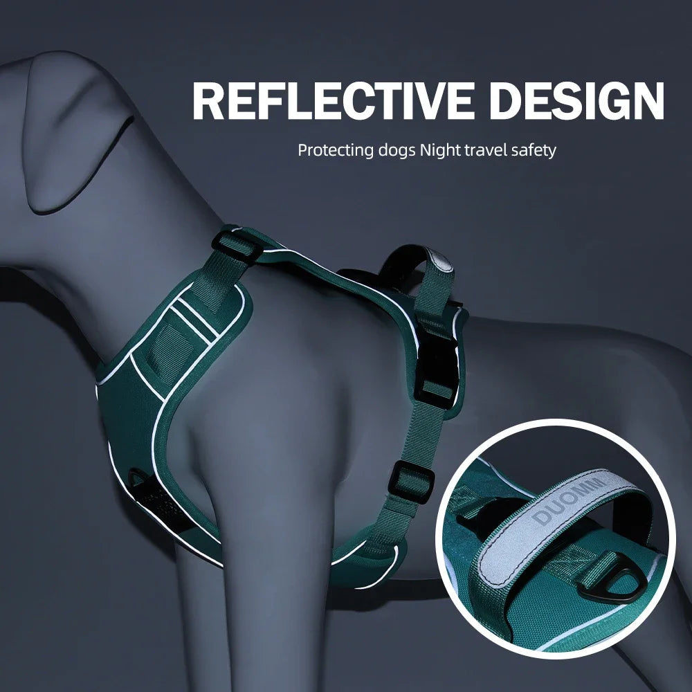 No-Pull Reflective Dog Harness