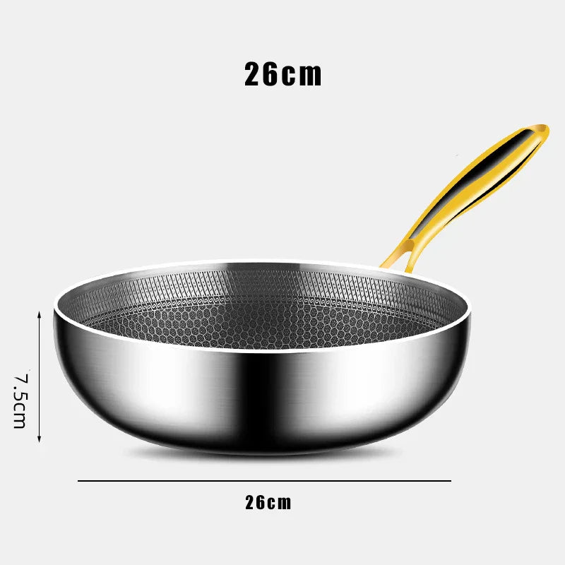 Non-Stick Stainless Steel Skillet