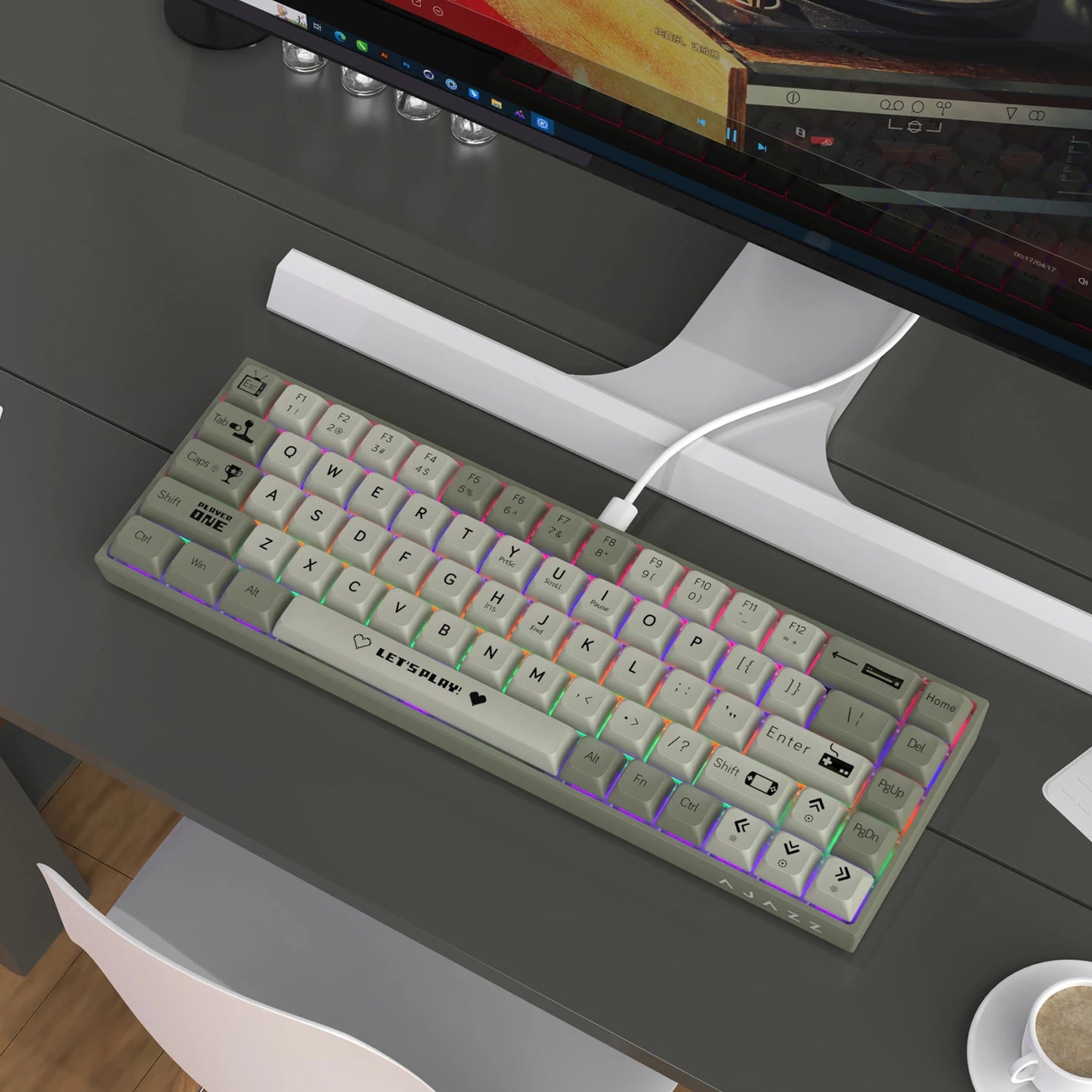 AJAZZ AK680 Gaming Mechanical Keyboard