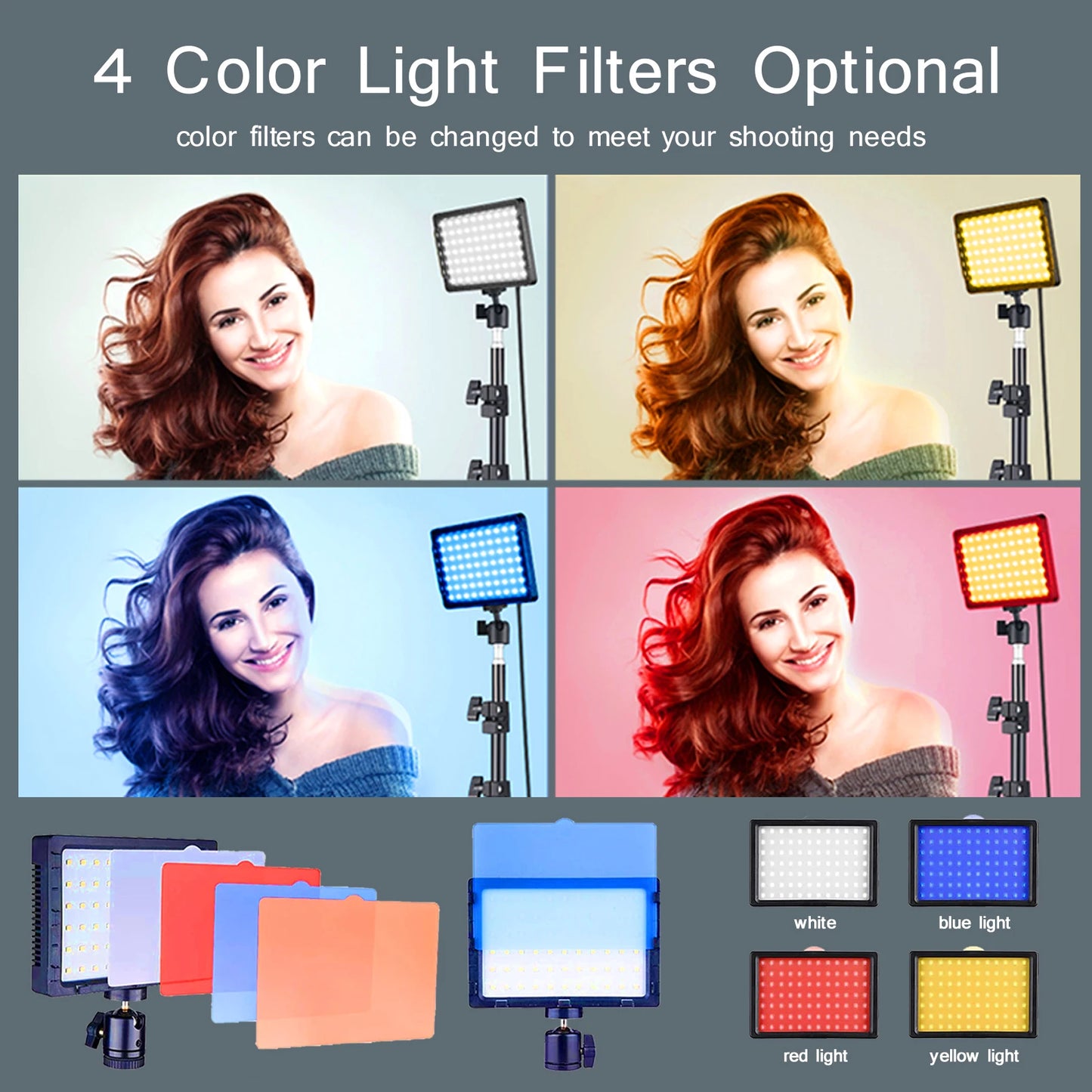 LED Video Light Panel Kit