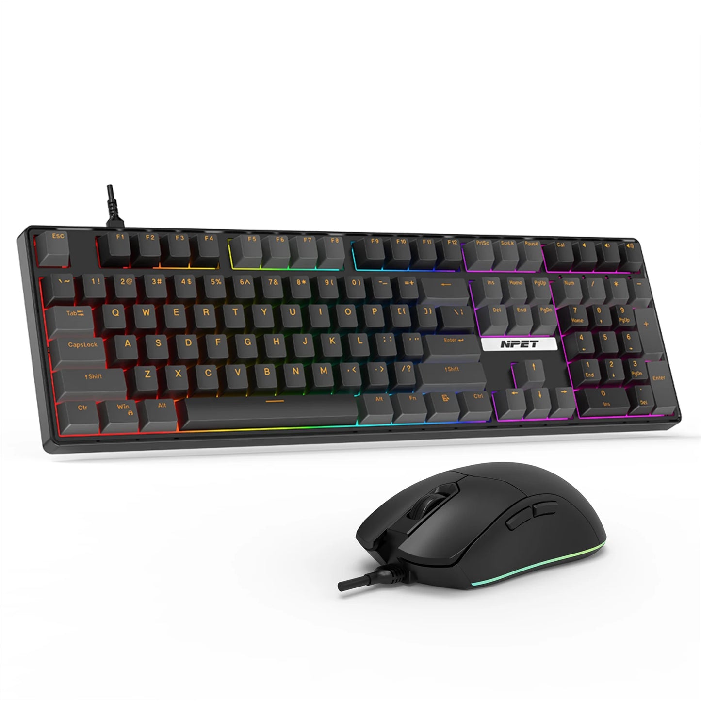 NPET 87 Keys RGB Mechanical Keyboard