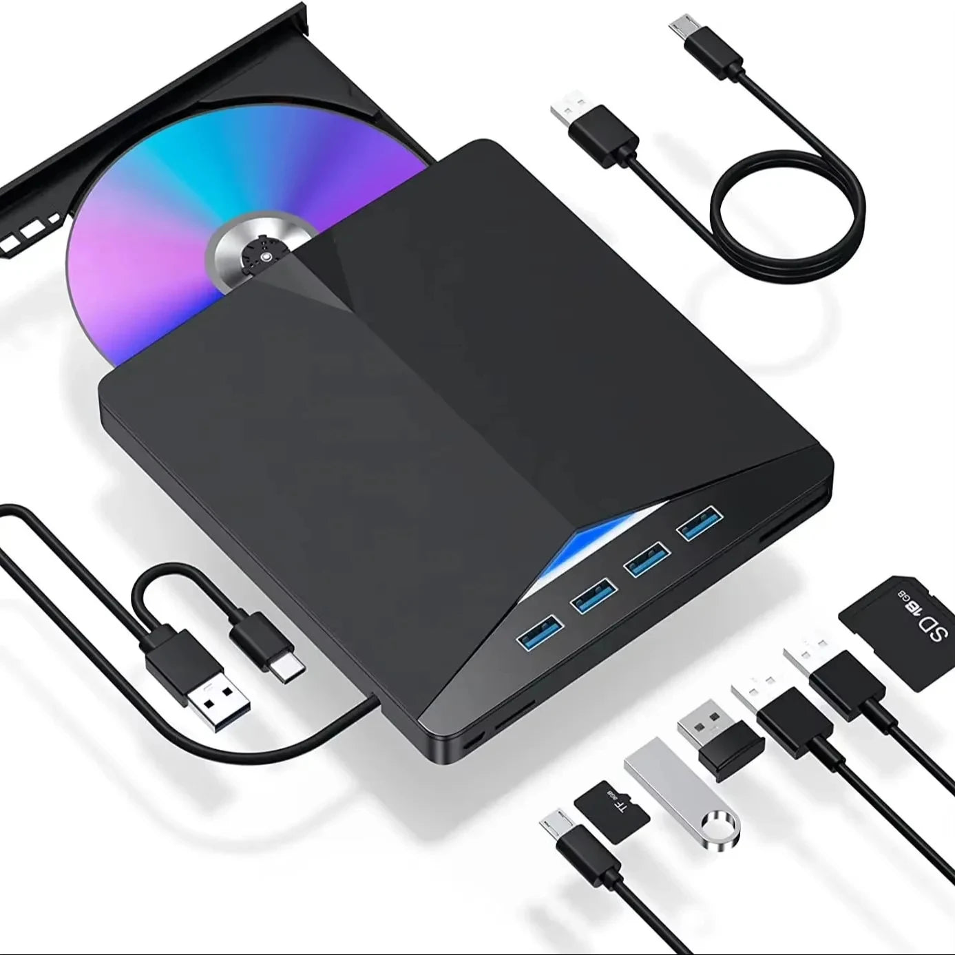 7-in-1 USB-C DVD Drive