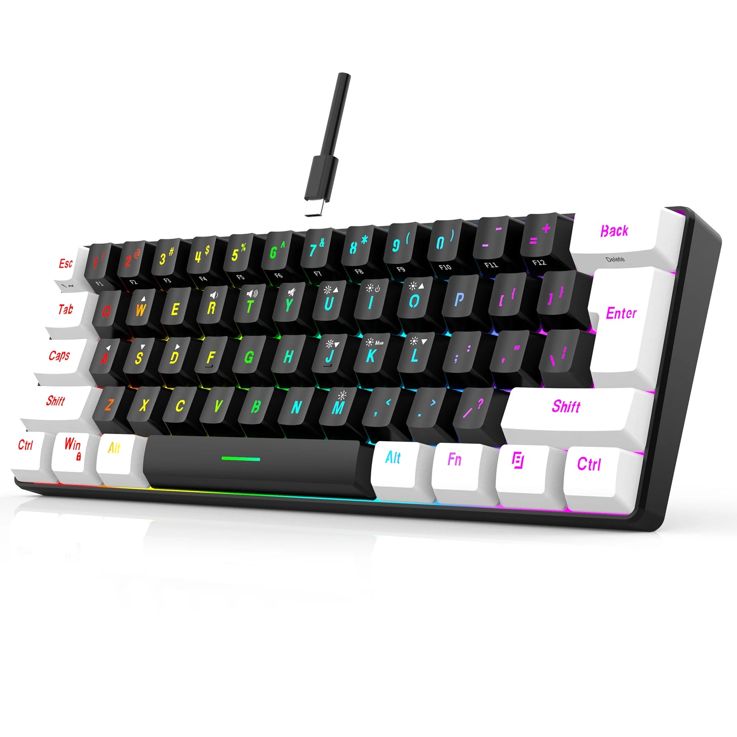 Kchibo 60% RGB Wired Gaming Keyboard