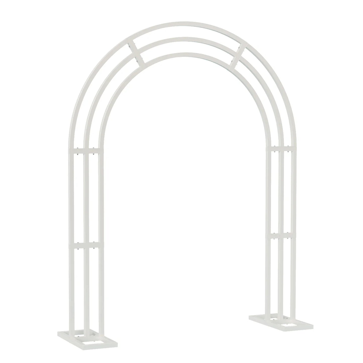White Wedding Arch Stand