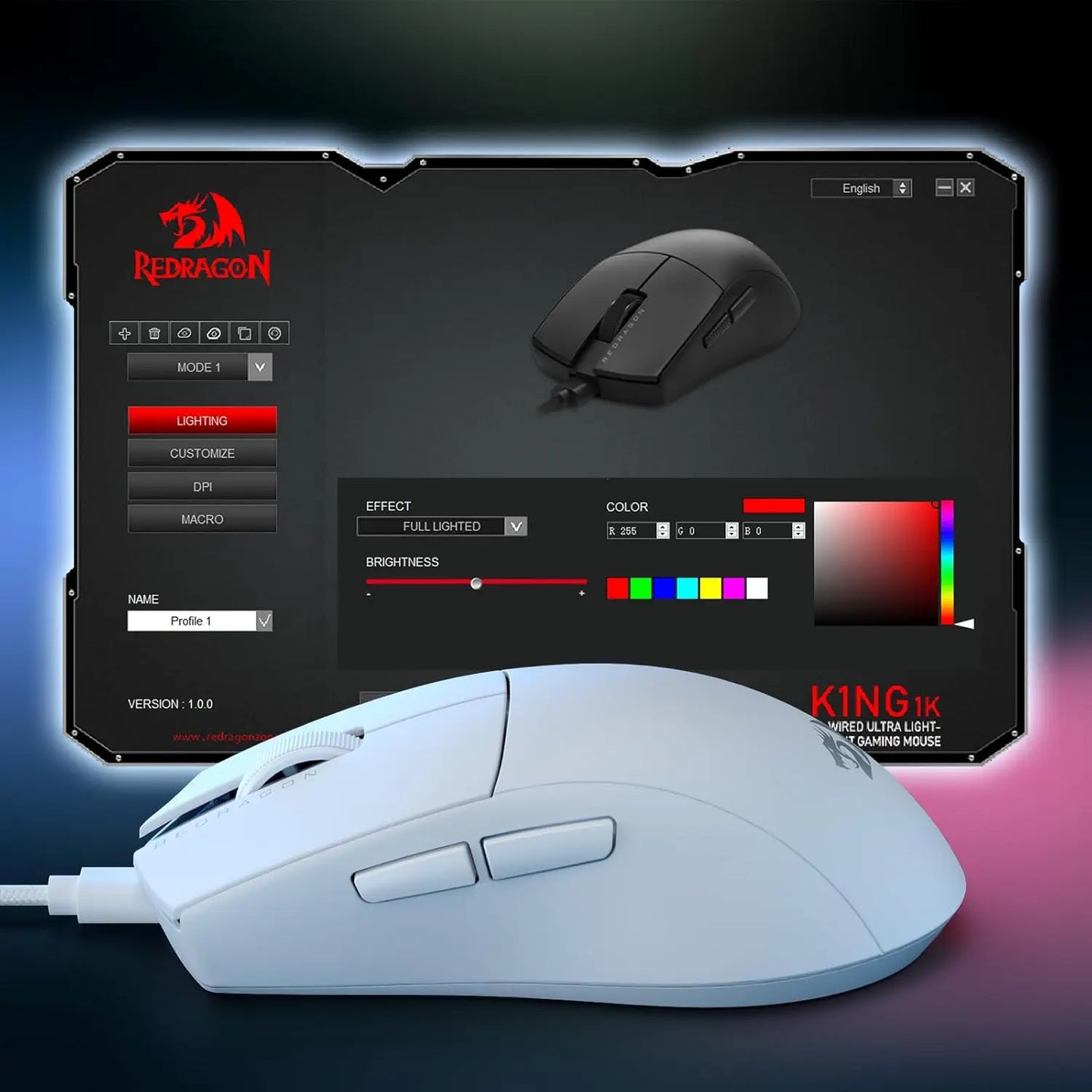 Redragon M724 Ultra-Light Gaming Mouse