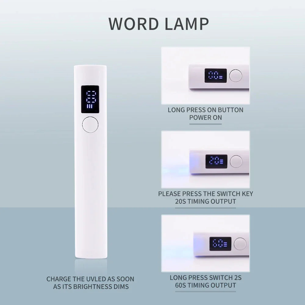 Handheld UV Nail Dryer Lamp