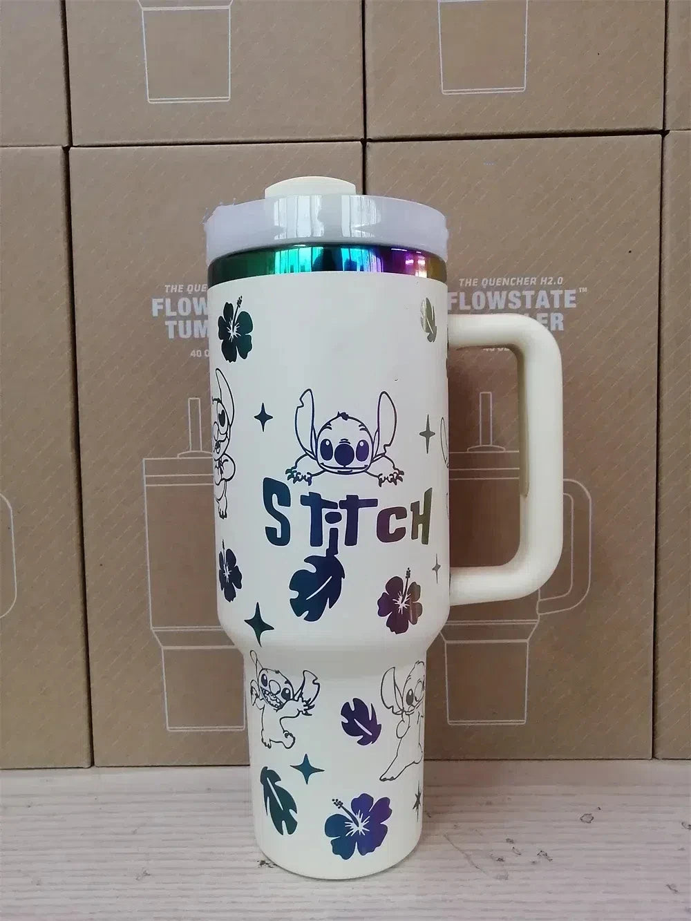 Bandai Miniso Stitch Thermal Travel Cup