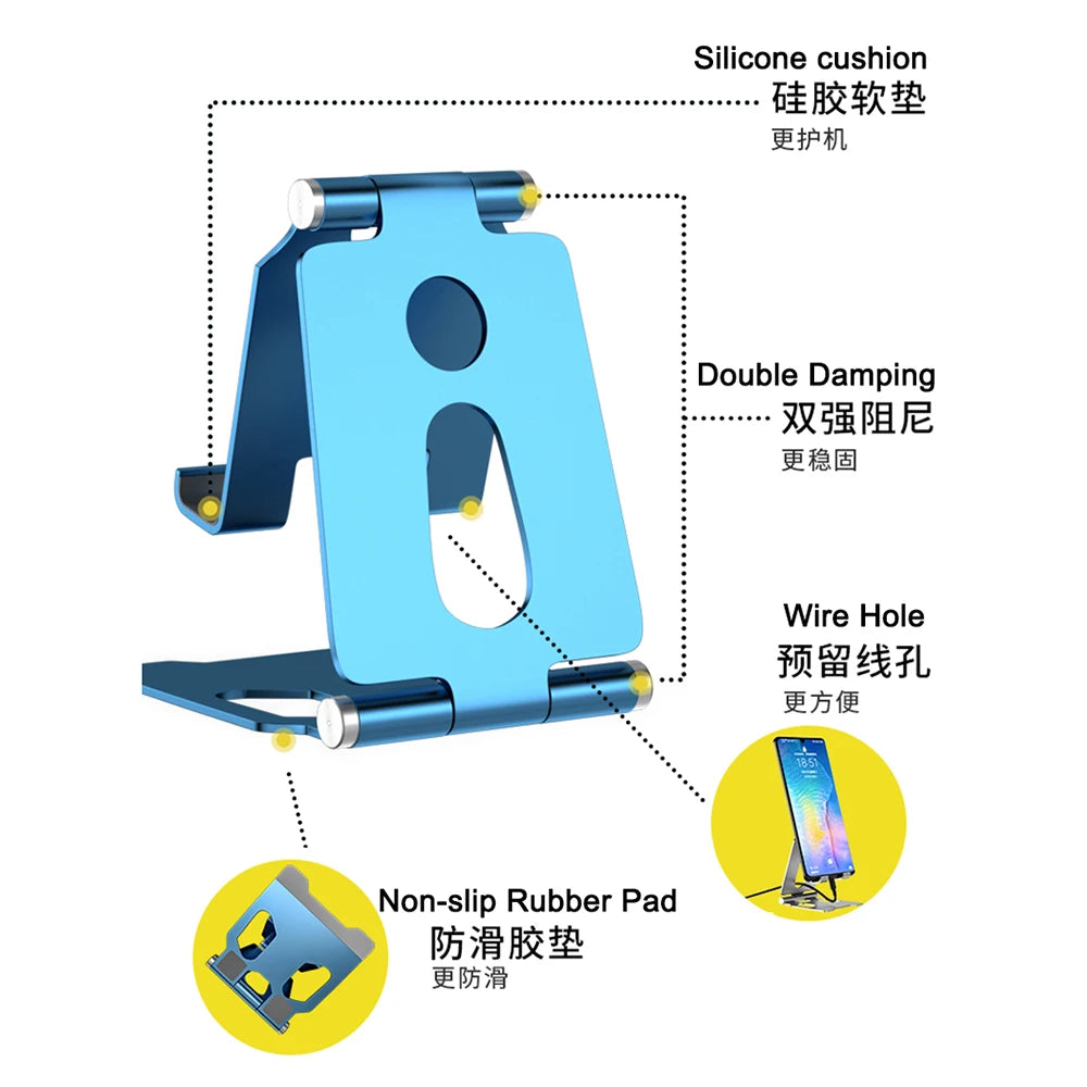 Foldable Metal Phone Holder Stand