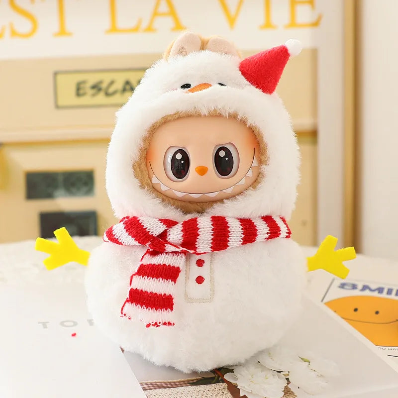 Labubu Shark & Snowman Suit