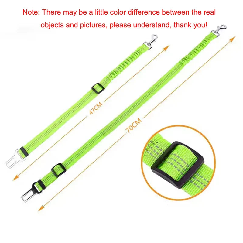 Adjustable Dog Car Safety Leash
