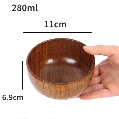 Small Wooden Tableware Bowls