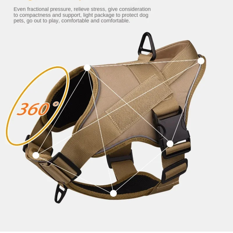 Custom Tactical No-Pull Harness