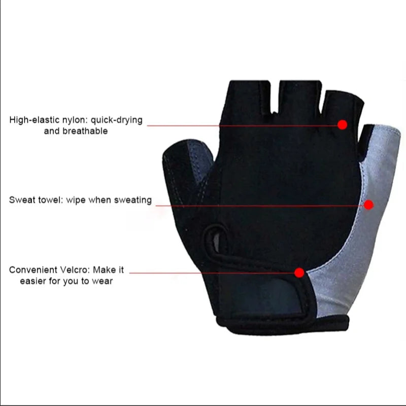 Half Finger Anti-Slip Cycling Gloves