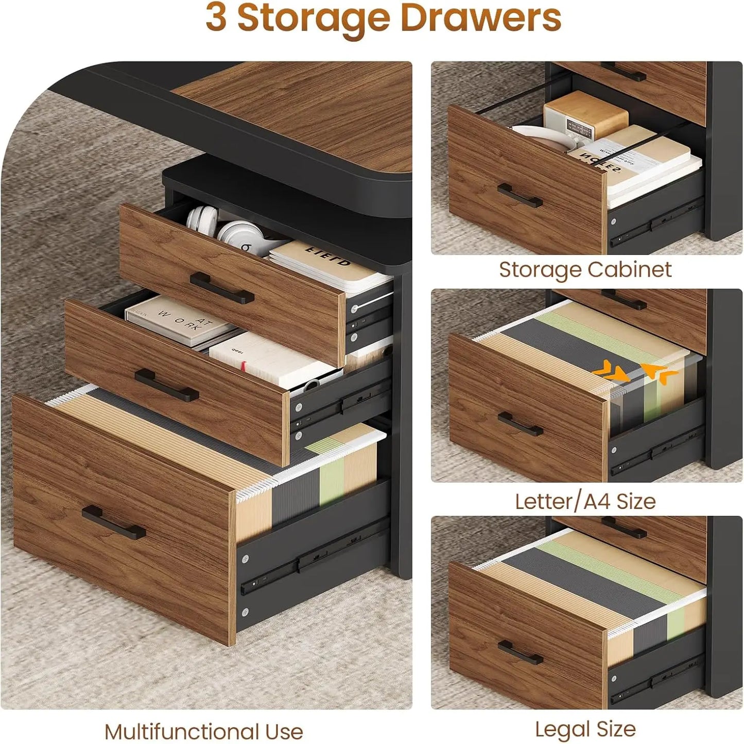 70.9" Executive Office Desk