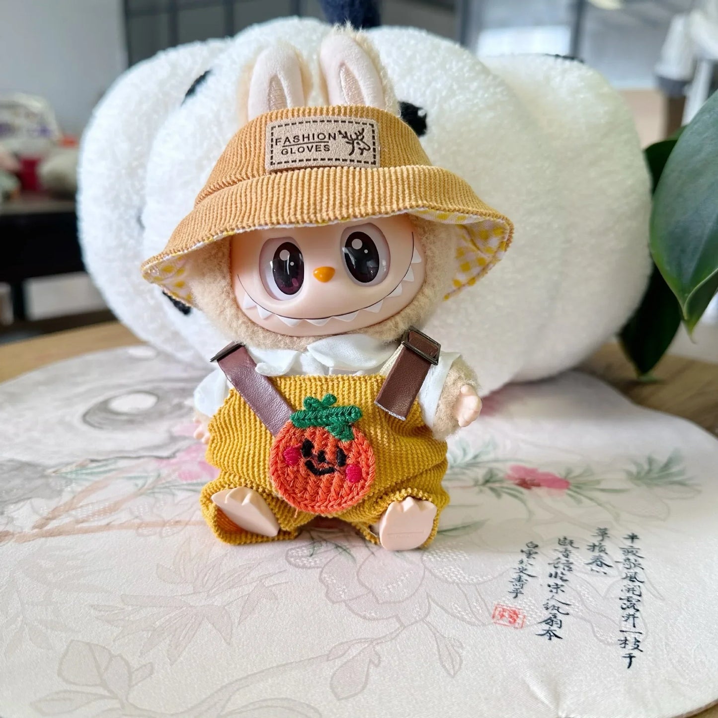 Labubu Autumn Onesie Hat Set
