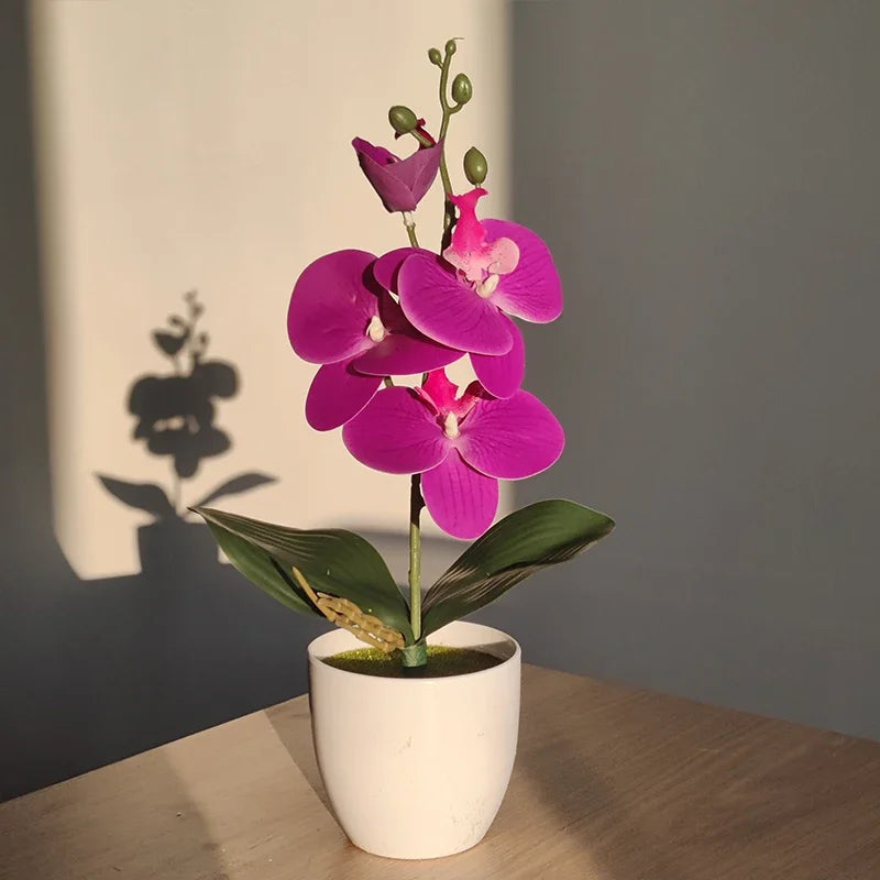 Artificial Butterfly Orchid Bonsai