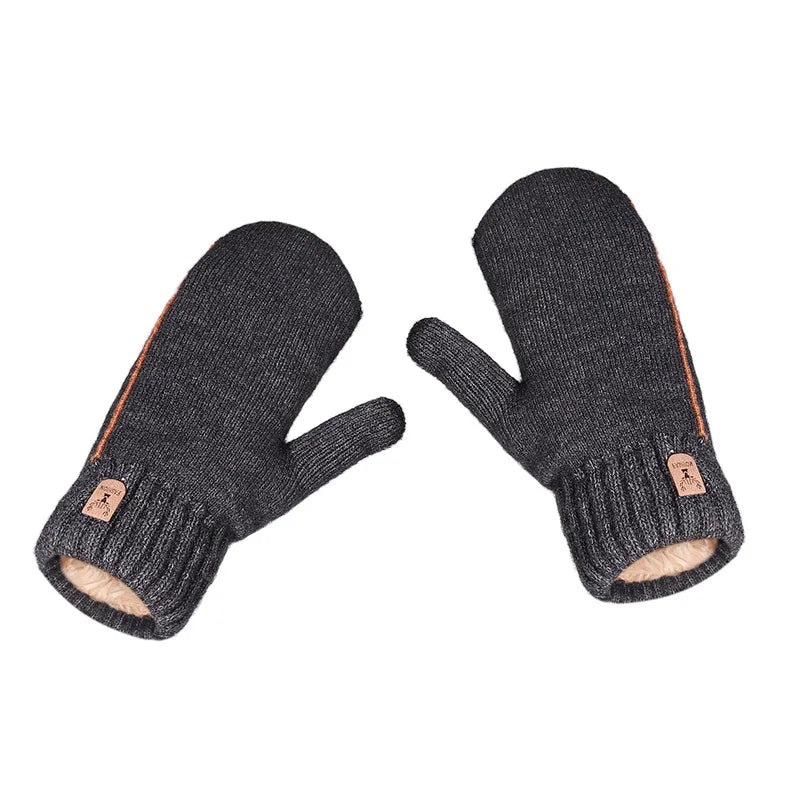 Men’s Double-Layer Winter Gloves