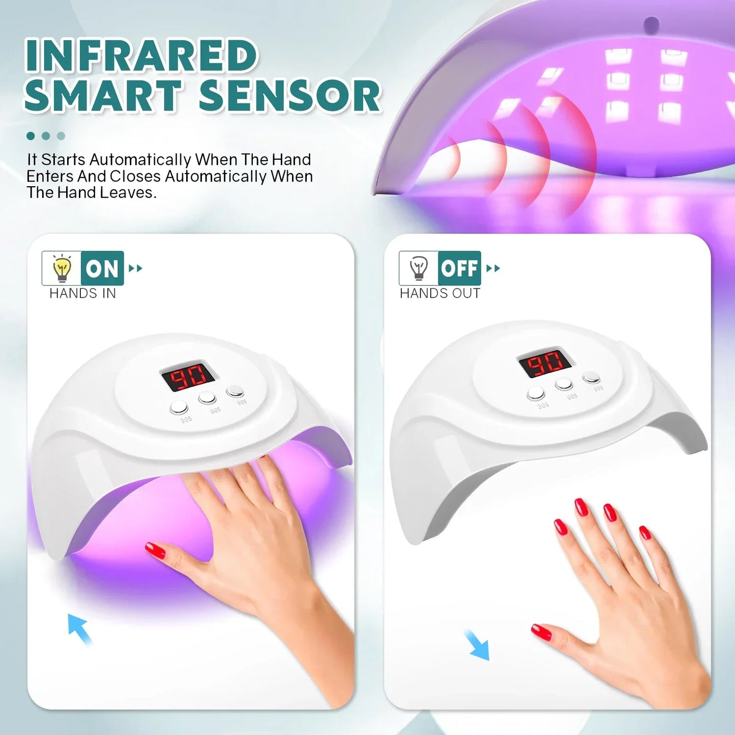 72W Professional UV Nail Lamp