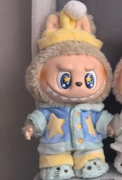 Expected July Labubu 17cm Doll Pajama Outfits