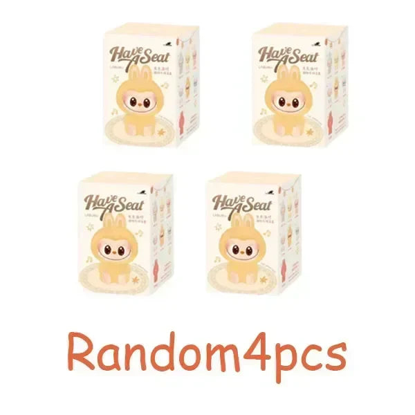 Labubu 2.3 Flocking Pendant Keychain