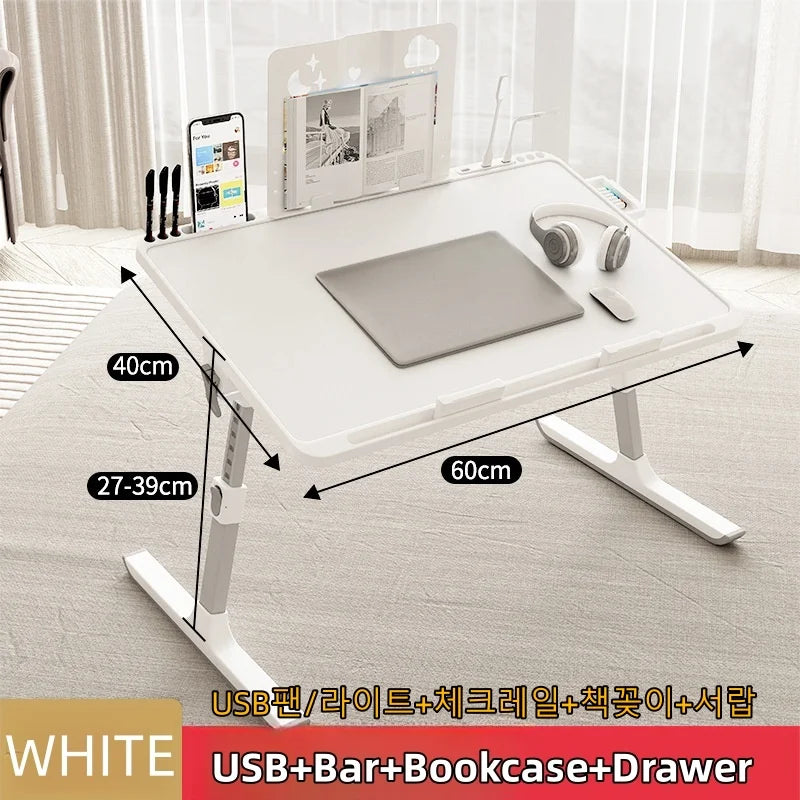 Adjustable Foldable Laptop Bed Table