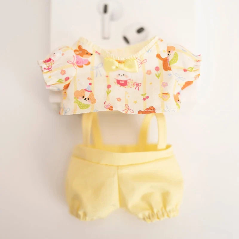 Yoocour Labubu Yellow Cartoon Outfit Set