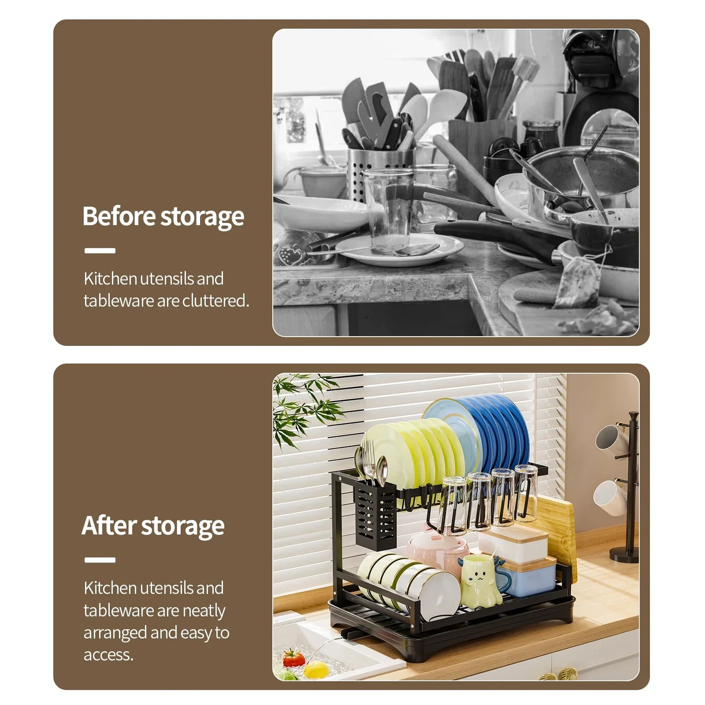 Large Dish Drying Rack