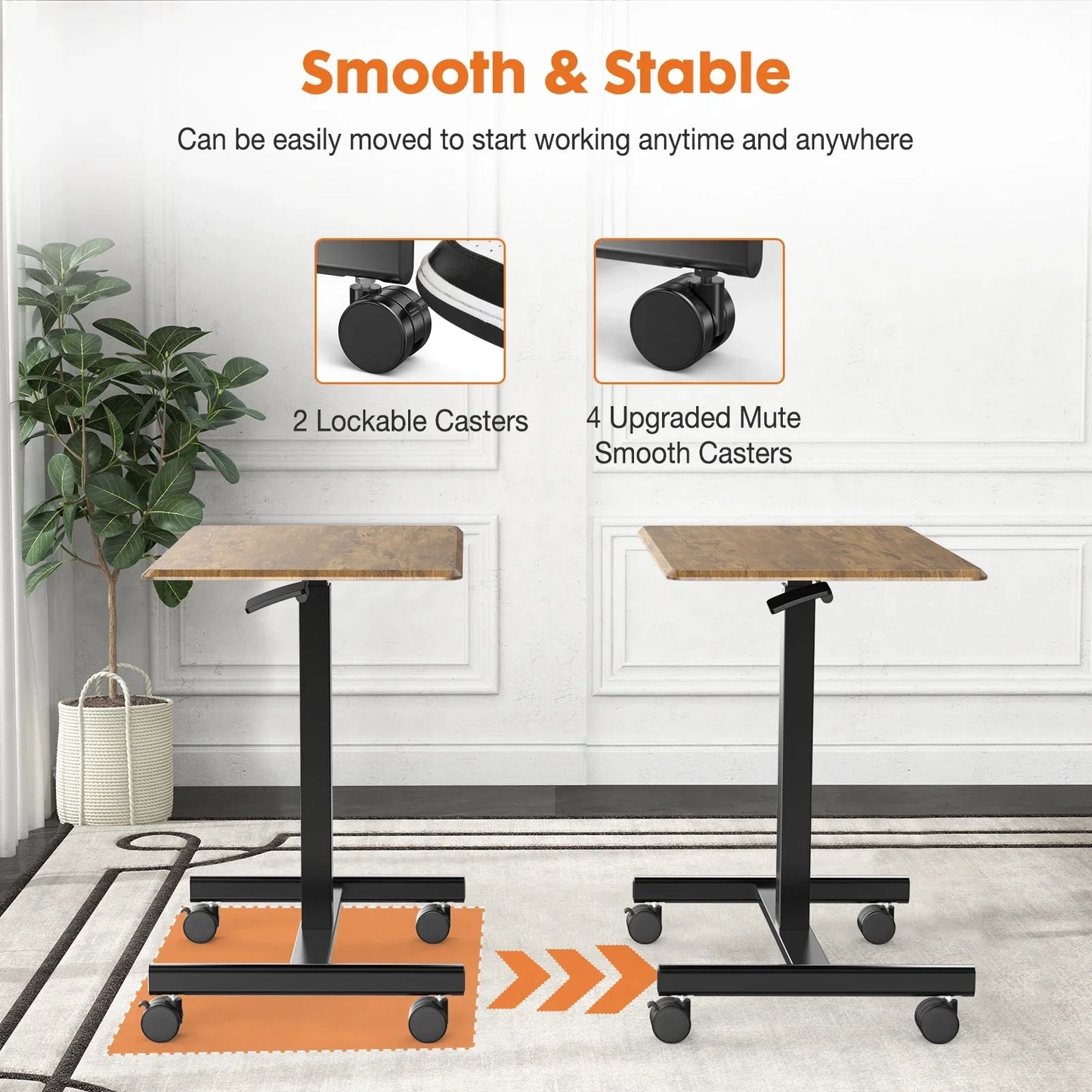 JHK Portable Adjustable Laptop Desk