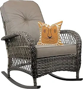Outdoor Wicker Rocking Chair